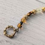 Vintage Bracelet Amber Tone Shades Photo 3