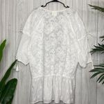 Anthropologie NEW Maeve Eyelet Balloon Sleeve Kimono Cover Up Cardigan O/S NWT Photo 2