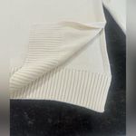 ALLSAINTS  Ivory Witby Jumper Knit Relaxed Asymmetric Zip Up Sweater Size S Photo 8