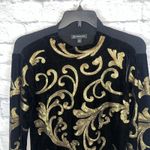 INC International Concepts Women's Gold & Black Sweater Dress Mob Wife Size XL Photo 1