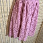 Wet Seal Pink Strapless Bustier Baby Doll Tank Top Mini Dress Lace Layers L NWT Photo 5