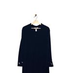 Oscar de la Renta Pink Label Velvet Robe Black Size L Photo 5