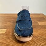 Blondo Penny Slip-On Loafer Denim Waterproof Women's 7.5 Blue Raw Seam Photo 7