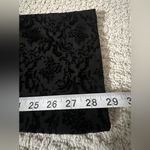 Charter Club  Women’s  Velvet Floral Black straight leg pants Photo 3