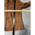 Lane Bryant Genuine Leather Jacket Textured Zip Front Women’s 14/16 Pockets Photo 11