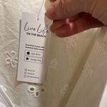 Cupshe NWT  Size Medium Vanilla Dune White Cover-Up Mini Dress Photo 4