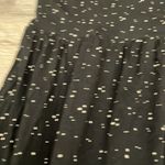 Loft Ann Taylor  Black with White Dots Sleeveless Above the Knee Dress Size SP Photo 10