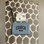 Coach NWT Varsity Blue Wristlet w Zip Closure retails $88- great for essentials Photo 6