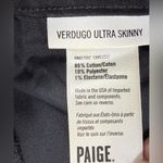 Paige Women's Skinny Jeans in Black and Gold π€βοΈπ Photo 4