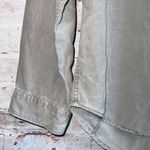 Thread and Supply small button down casual blouse grey collared neck oversized Photo 2