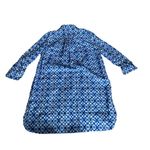 Lands' End 3/$15 LANDS’ END blue and white button front dress Photo 3