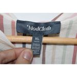 Modcloth NWT  Sleeveless Striped Button Down Tie Front Collared Blouse Top Sz XL Photo 3