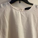 Fred David Womens White Top Shirt Blouse S Small Sleeveless Textured Bust 40” Photo 3