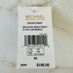 Michael Kors  Center Stripe Merlot Multi Travel Continental Zip Wallet Wristlet Photo 8