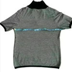 Philosophy polo sweater short sleeve top size M black and white Size M Photo 4