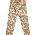 Veronica Beard Vilena Leggings Floral Orange Multi High Rise Workout Small NWT Photo 5