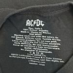 AC/DC  women’s large cropped logo tee Photo 4