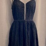 Urban Outfitters UO Kimchi blue  black lace dress with mesh sheer Photo 0