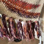 Shiraleah  colorful fringe Long Knit Scarf Photo 3