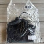 Nasty Gal Eyelash Lace Trim Detail Faux Leather Cami Top Black Size 4 NWT IN PKG Photo 8