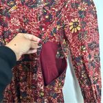 Ba&sh NWT Giani Printed Mini Dress in Bordeaux Photo 10