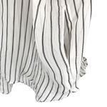 Flawless  Women’s Boutique Oversized Puff Sleeve Sheer Button Down Shirt Photo 10