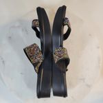Skechers Womens Sparkle Bumblers Sandals 8 Black Bright Start Luxe Foam Slides Photo 6