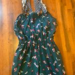 Matilda Jane  Evergreen Dream Jumpsuit Small Green Pockets ruffle straps pants Photo 8