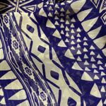 Forever 21  Tribal High Low Keyhole Sleeveless Open Back Tie Dress Medium Purple Photo 7