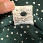 Hello Molly Stuck in Your Ways Midi Dress Size XS/2 Green Polka Dot Tie Front Photo 12