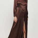 Reformation 💕💕 Catalina Silk Dress ~ Cafe 8 NWT Photo 4