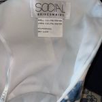 Gorgeous New Dessy Collection Social Bridesmaid Floral Chiffon Dress! Blue Size 0 Photo 6