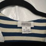 barney's new york  Cream & Blue Striped Dress Size XS Photo 2