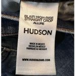 Hudson Women's High-Rise Straight Crop Jeans Blue Size 26 Photo 7