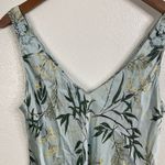 August Silk Vintage  Intimates Leaf Print Nightgown Size Large Photo 3
