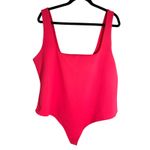 Good American New!  Bodysuit Square Neck Sleeveless Coral Top Womens Size 5XL, 8‎ Photo 2