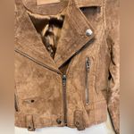 BLANK NYC  Suede Moto Jacket Silver Hardware Sz XS Photo 7