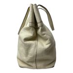 Kate Spade  Cream Wellesley Ostrich Embossed‎ Leather Tote Shoulder Handbag Purse Photo 2