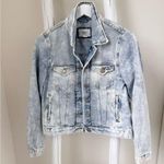 Forever 21 Washed Look Lightweight Denim Jean Jacket Sz S Photo 0