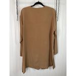 Diane Von Furstenberg Vintage Beige 100% Silk V-Neck Tunic Top Neutral Size M Photo 1