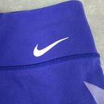 Nike  Activewear Leggings Women S Small Blue Geometric Capri Pull‎ On Dri Fit Photo 3
