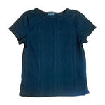 Olivia Rae  Black Ribbed Crop Tshirt Small Photo 0