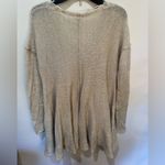 Free People oatmeal tunic sweater dress Dancing in the Forest Sweater sz Small Photo 3