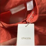 Chico's  Ravishing Ruffles Ramy coral jacket size small Chico’s 0 Photo 4
