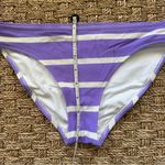 Aerie  small striped purple and white bikini bottom Photo 8