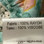 Miss June Paris Women’s Size S Blue Pink Floral Print Sequin Ruffled Byron Skirt Photo 8