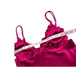 Burberry Vintage Y2K Fuchsia Silk Ruffle Cami Top Photo 9