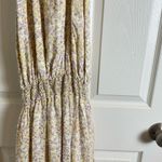 Fate woman’s mini Yellow purple patterned dress size small Gold Photo 9