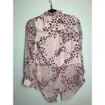 Candie's Blouse Women Size Small Cherry Blossom Pink Cottage Core Boho Photo 5