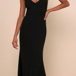 Lulus LULU’S Infinite Glory Black Maxi Dress Photo 0